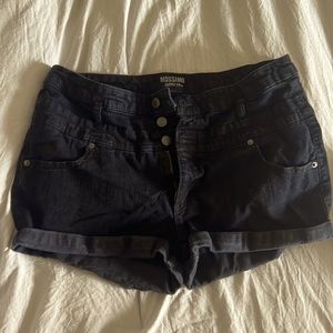 Mossimo Supply Co Black Denim Shorts